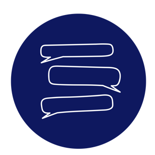Communication, speech bubbles icon